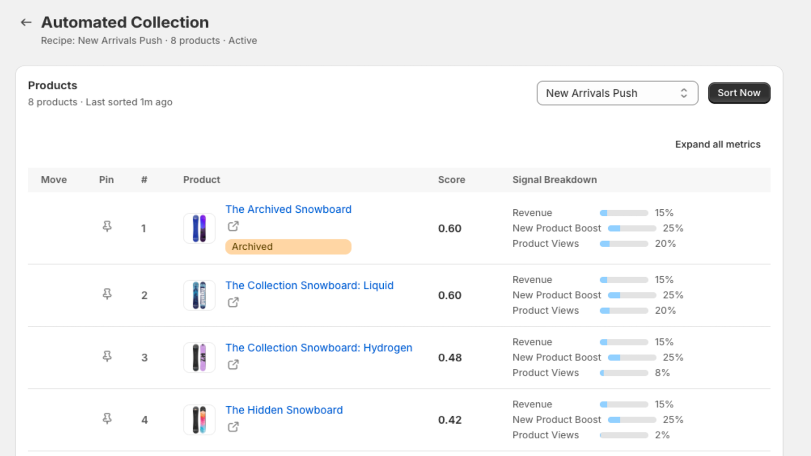 Careful Sort Collection View