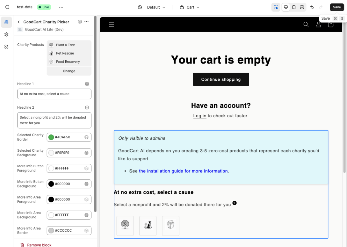 GoodCart AI Admin Interface